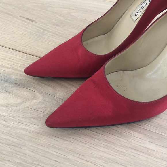 Authentic Jimmy Choo satin heels, size 39.5 - Picture 4 of 9